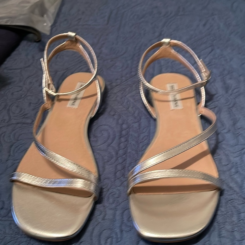 Silver sandals